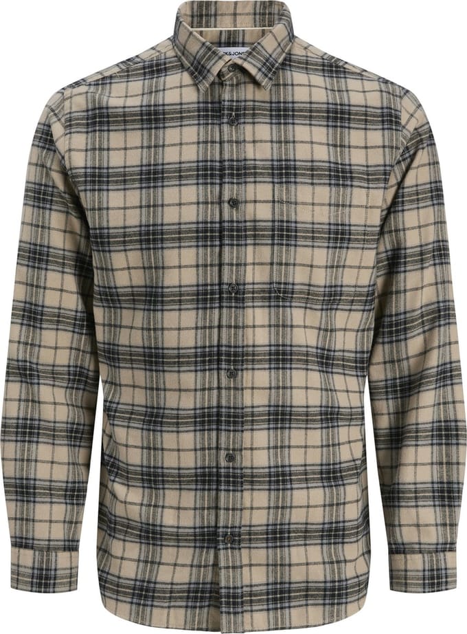 Jack & Jones Flanellen overhemd Comfort Fit Flanellen overhemd