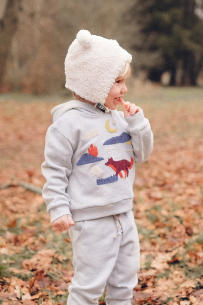 Louise Misha Beanie Doudou Cream Maat: 9-12M | Accessoires Outlet | kids | Creme