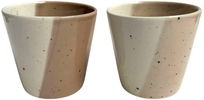 Cookinglife Koffiekopjes - Leem 200 ml - 6 Stuks