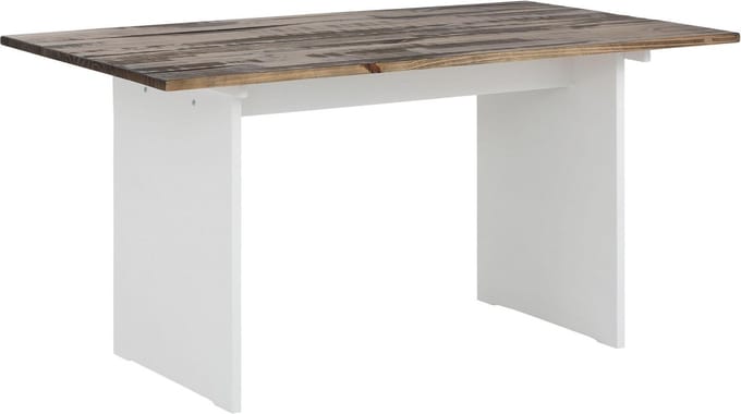 Morgan-Eettafel - 140 cm - Bruin/Wit