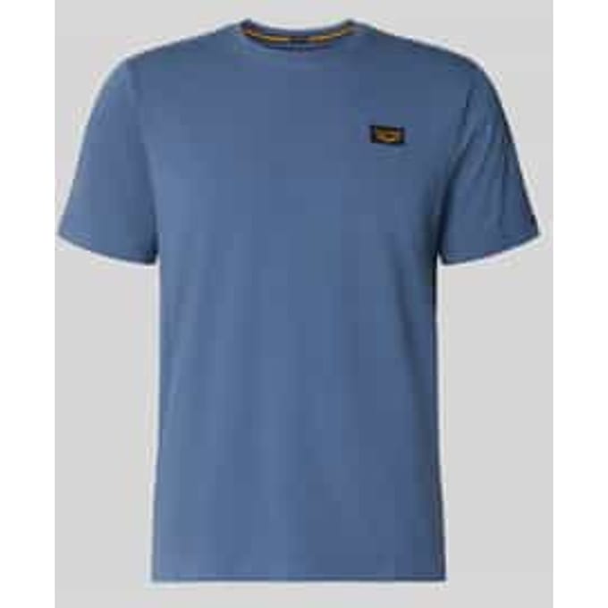 T-shirt met labeldetail