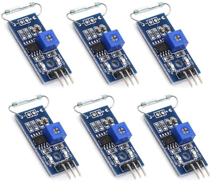 Allecto - Reed Sensor Module - 6 Stuks - Ideaal voor Diy Toepassingen