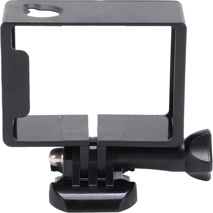 Beschermend Frame - Camera Behuizing - Sportcamera Gebruik - Nauwsluitend Ontwerp - 35 gram - Zwart