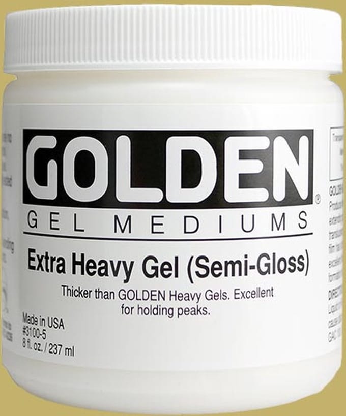 Golden | Gel Mediums | Extra Heavy Gel (Semi-Gloss) | Pot á 237ml