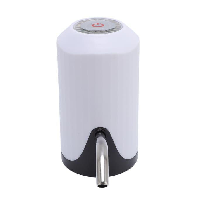 Waterflespomp Draagbare Elektrische Drinkwaterkruikpomp Dispenser voor Thuis Kantoor white