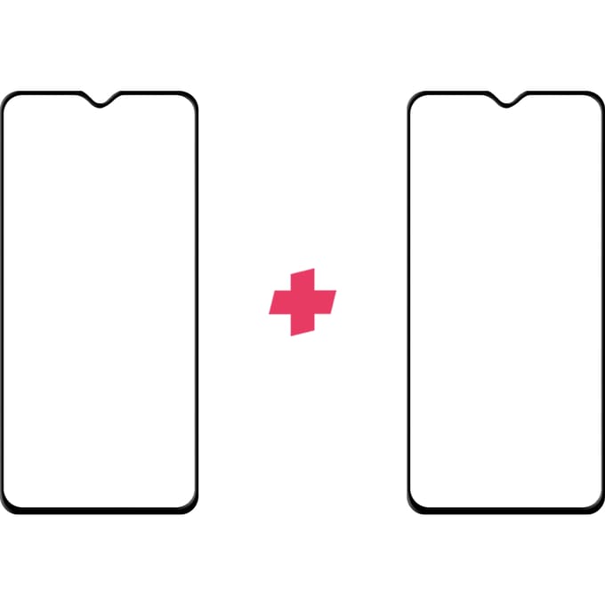DuoPack: Xiaomi Redmi Note 8 Pro screenprotector gehard glas Edge to Edge