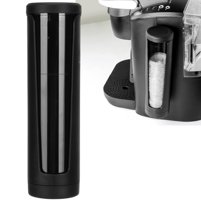 Wegwerpbeker Dispenser Wandhangend Koffie Papier Filter Houder Opbergorganizer(Zwart ) black