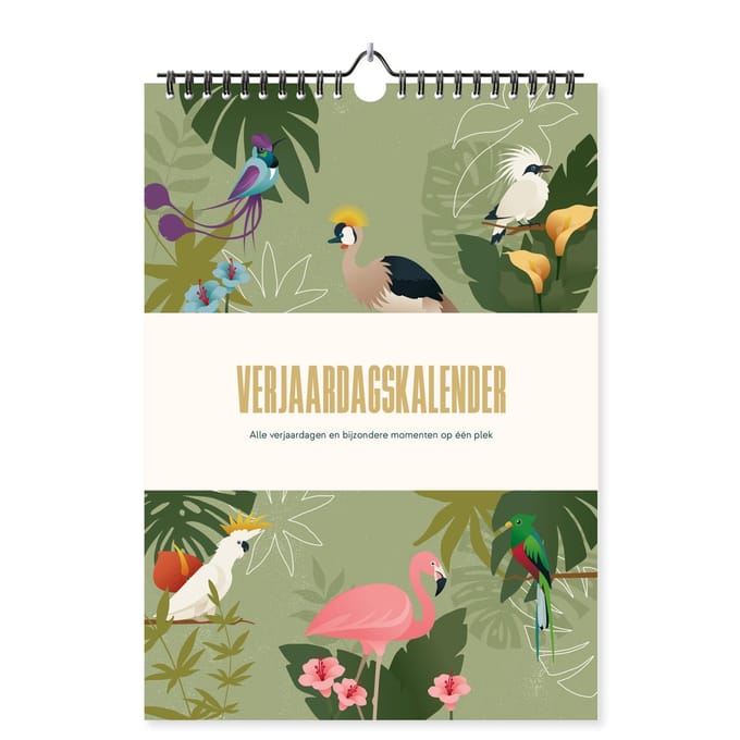 Fyllbooks Verjaardagskalender Jungle
