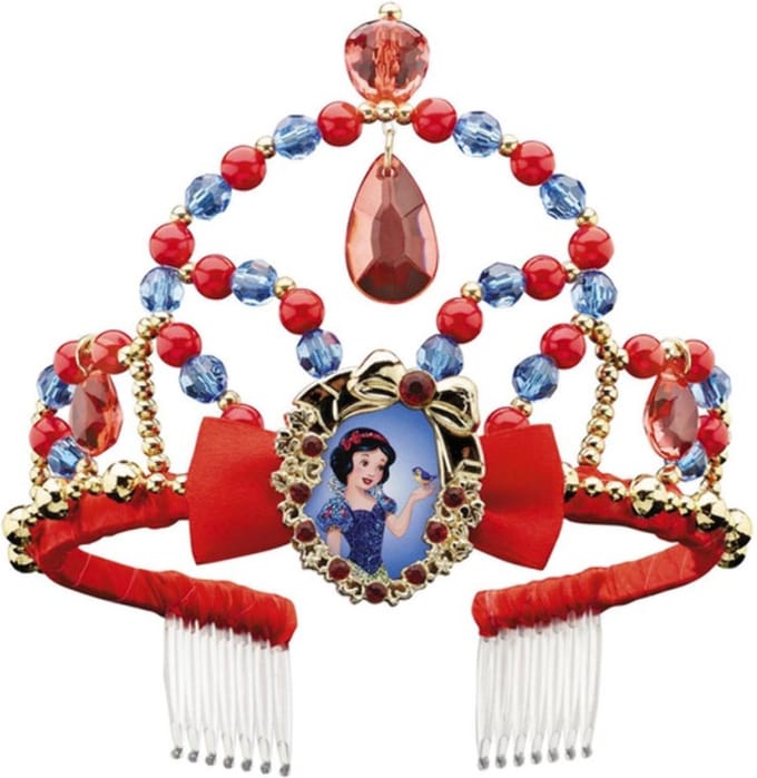 Disney Snow White Tiara/Kroon Kinderen - Rood/Blauw