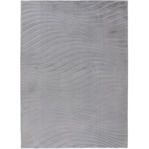 KAYOOM Vloerkleed Kierk, laagpolig (325, Zilver, 80 x 150 cm)