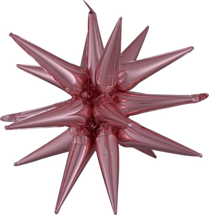 Amscan - Folieballon 3D Ster Rosegold 76 x 88 cm