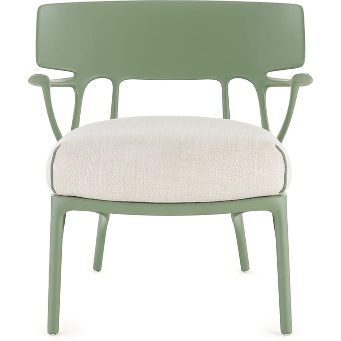 Kartell A.I. Loungestoel - 2I Green/White