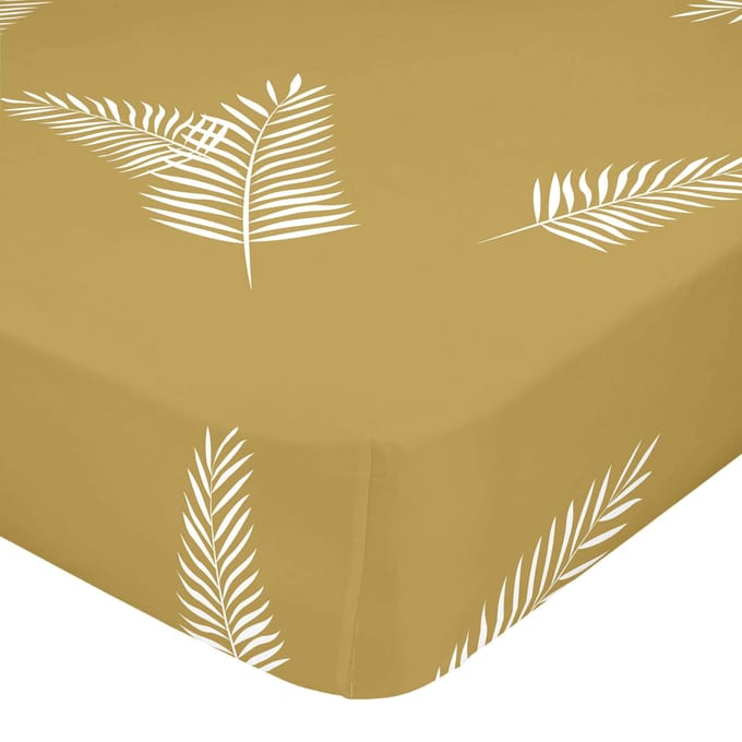 Hoeslaken Foliage | Blanc