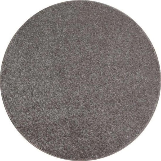 Muratap Basics effen rond vloerkleed laagpolig- 160 cm rond