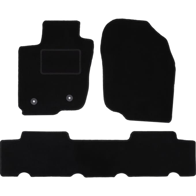 Zwarte veloursmatten voor: Toyota RAV4 III SUV (2006-2013)