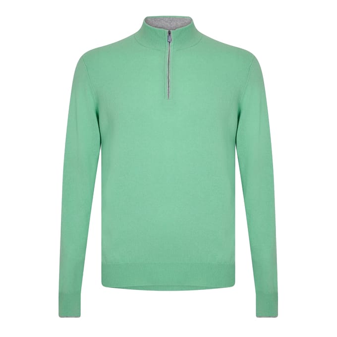Callaway Heren Sweater Top met Ritssluiting (Sprinkhaan)