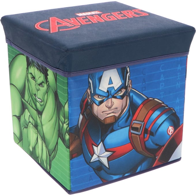 Avengers Opbergdoos - Met deksel - Stoel - Blauw - 30 cm