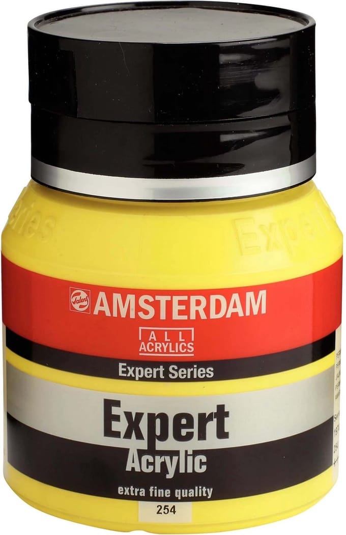 Expert Series Acrylverf Pot 400 ml - Permanent Citroengeel 254