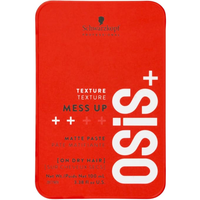 Schwarzkopf Professional Textuur Mess Up Matte Paste Haarcrème & stylingcrème Dames 100 ml