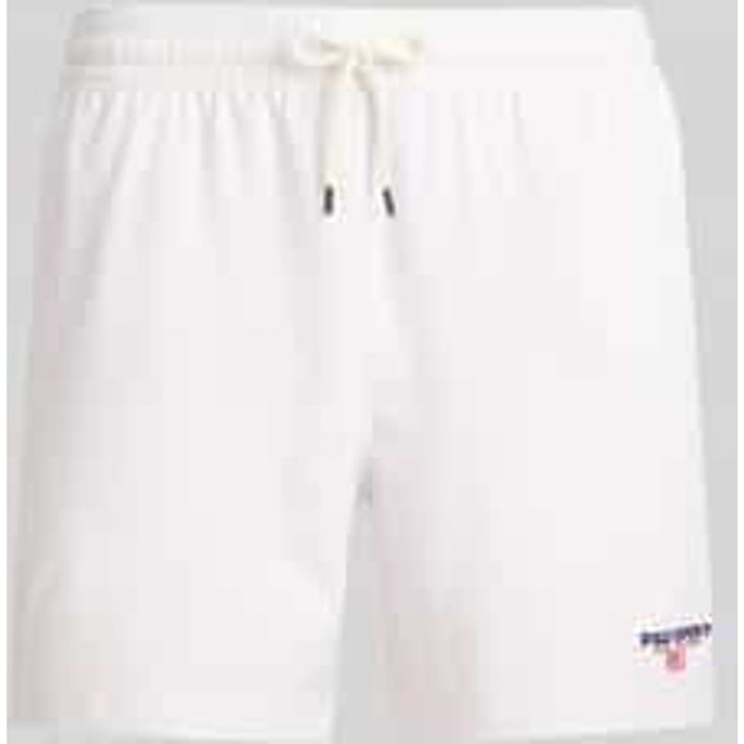 Zwemshorts met labelstiksel