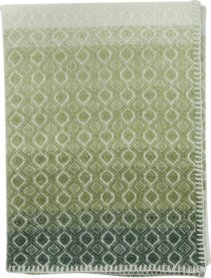 Klippan Ledikantdeken Havanna multi green