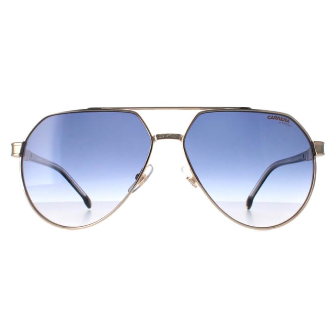 Carrera 1067/S J5G 08 goud donkerblauw gradiënt zonnebril