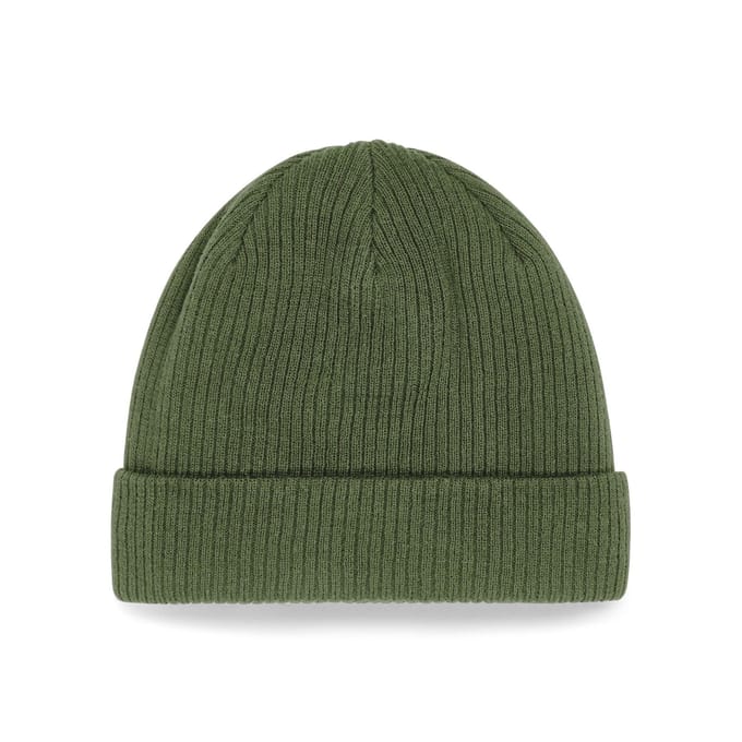 Beechfield Biologische Katoenen Beanie (Olijfgroen)