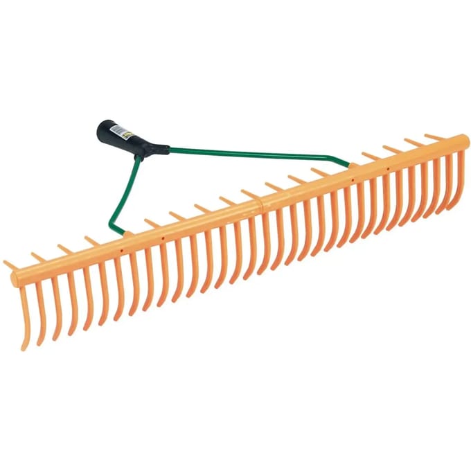 Grashark kunststof | 32 gebogen | 16 haakse tanden | 64 cm breed | JOST