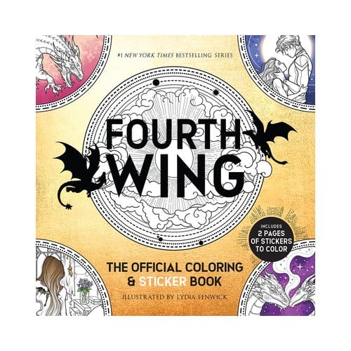 Fourth Wing: The Official Coloring & Sticker Book - Lydia Fenwick