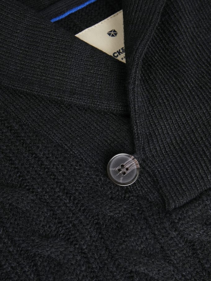 JACK&JONES - JPRBLUCRASH KNIT SHAWL NECK - Heren - Gebreide truien