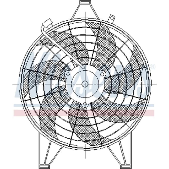 Koelventilatorwiel, motorkoeling NISSENS 85531