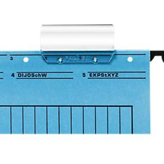 Schäfer Shop Select Transparante ruiters Alpha voor hangmappen, 25 stuks