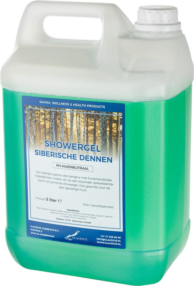 Douchegel Siberische Dennen 5 liter - Showergel - Navulling