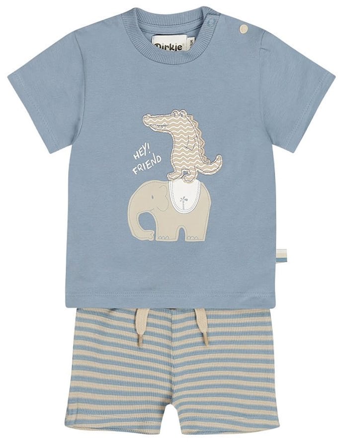 Baby SET BOYS T-SHIRT SHORT OLIFANT DIRKJE