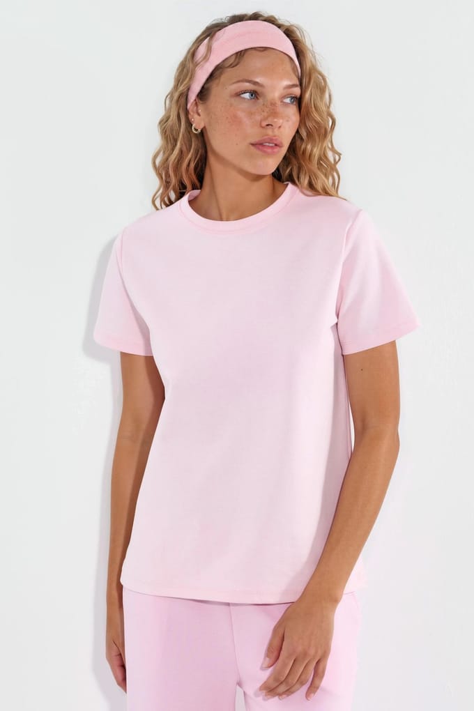 Effen Ronde Hals T-Shirt