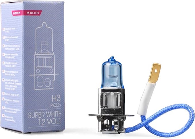 M-Tech SuperWhite H3 12V 55W - Enkel