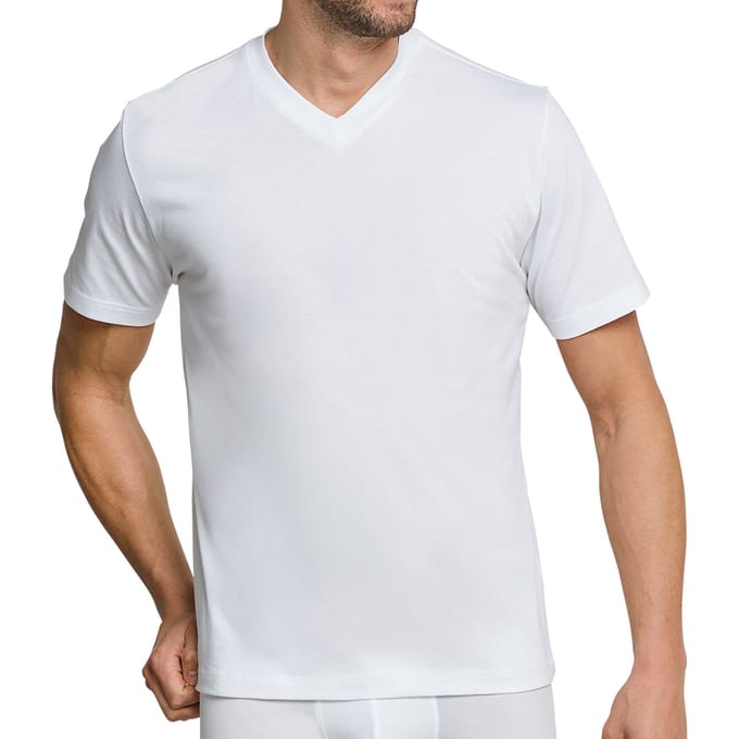 SCHIESSER T-shirt American T-Shirt Verpakking van 4