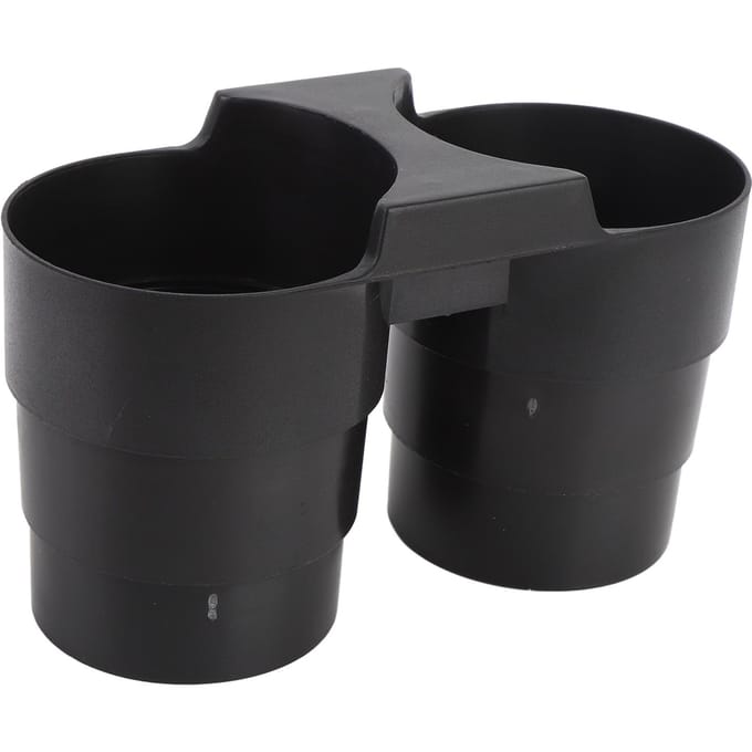 Middenconsole Dubbele Bekerhouder Stabiele Ondersteuning Deformatiebestendig Stijlvolle Look Vervanging voor C7 2014 2019 black