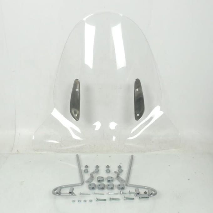 Pare brise avec support pour scooter Yamaha 50 WHY 5EU-W0710-10-10 71.5cm Neuf