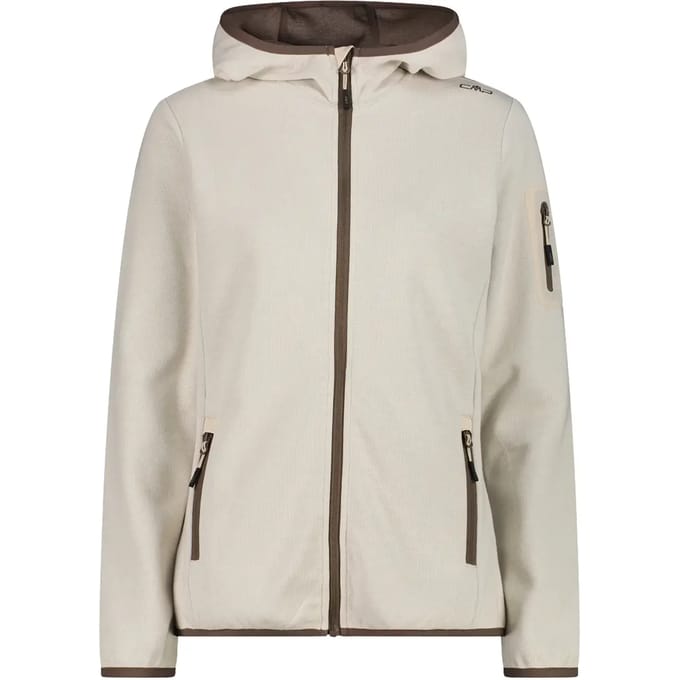 Hoodie met mesh-inzetten dames CMP Knit-Tech