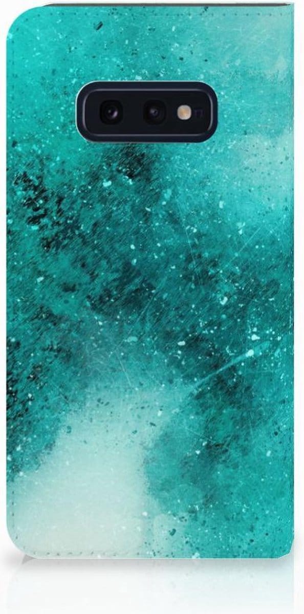 Bookcase Samsung Galaxy S10e Painting Blue