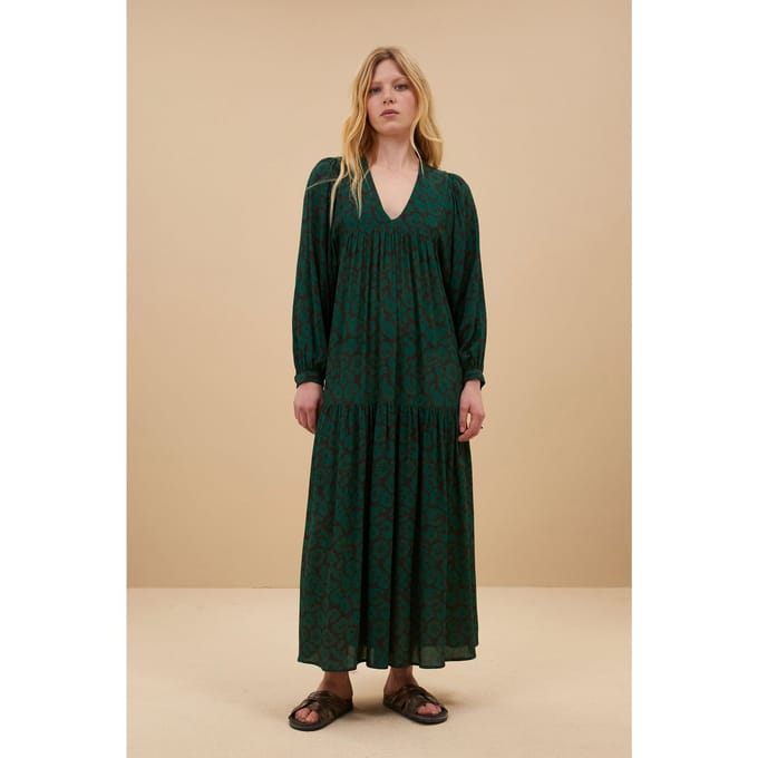 By-Bar Hayley Spotted Dress Spotted Print Größe: S | Maxikleider Outlet | Damen