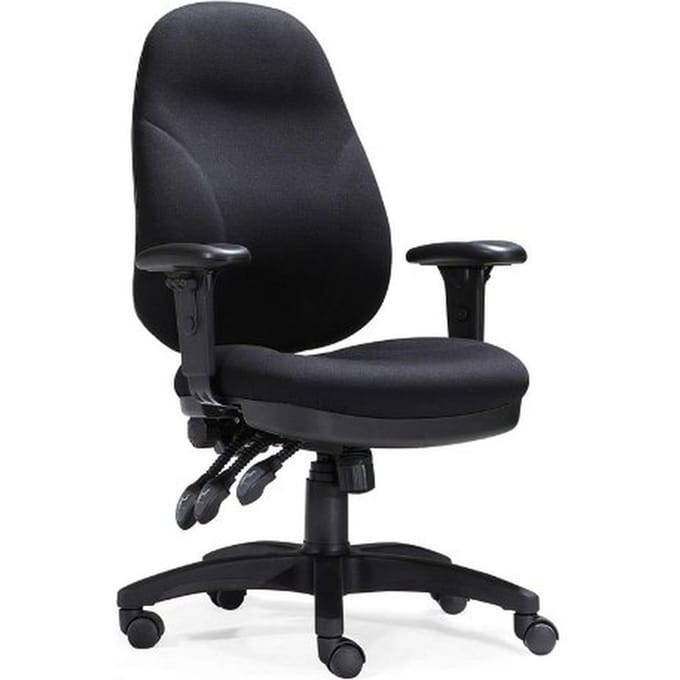 hjh office Zenit Pro - Bureaustoel - Stof - Zwart