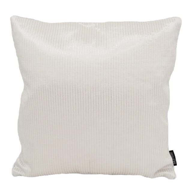Gek op kussens! Rohan white / silver | 45 x 45 cm | kussenhoes | polyester