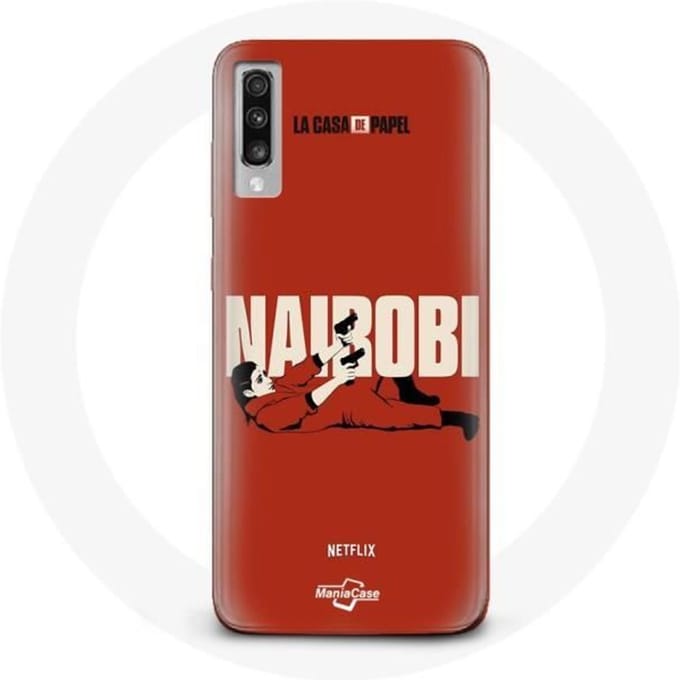Coque - La casa de papel - Samsung Galaxy A70 - Rouge - Souple - Protection