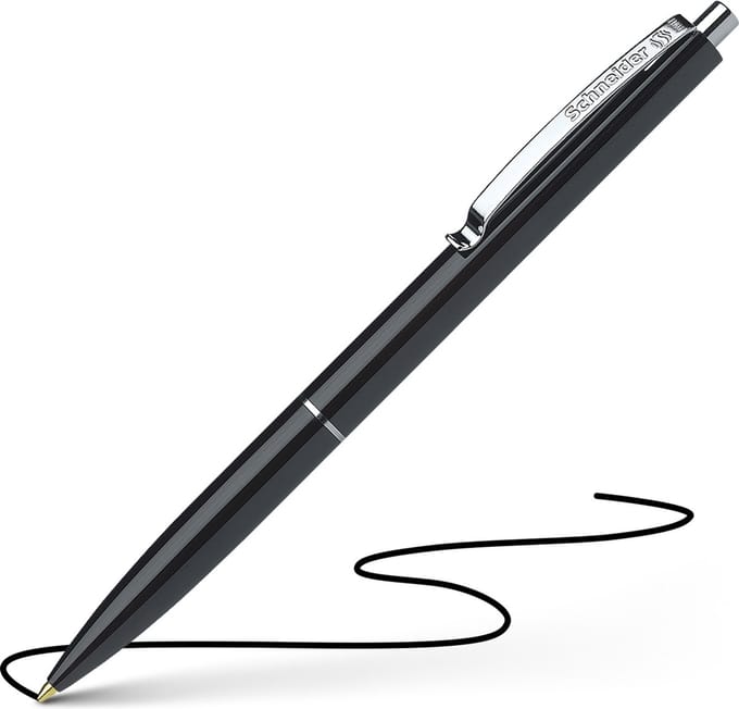 Schneider balpen - K15 - penpunt M - zwart - S-3081