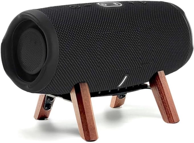 Houten Standaard voor Draagbare Bluetooth Luidsprekers - Stevige Houten Houder voor Charge 3, 4, 5, 6 en Flip 4, 5, 6