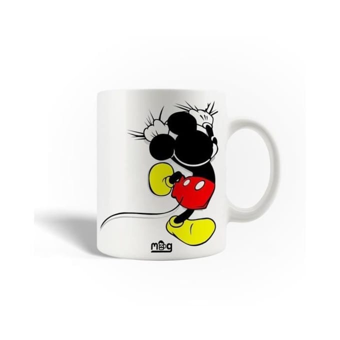 Mug - Mickey Mouse - Céramique - 30cl - Compatible lave-vaisselle - Blanc