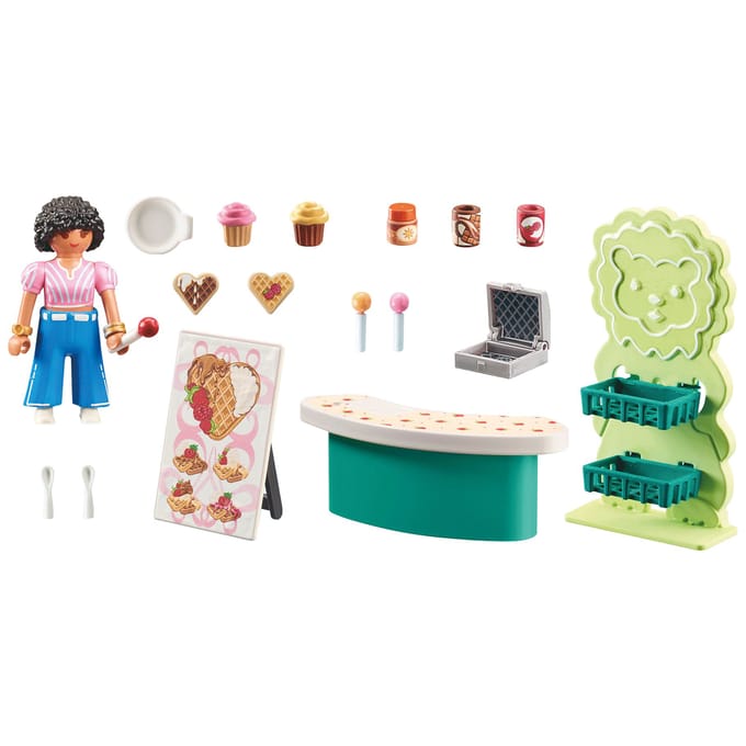 Bouwsets Playmobil Stand De Gaufres