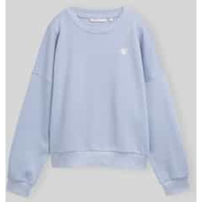 Loose fit sweatshirt van puur katoen
